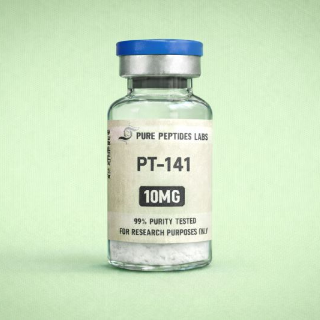 PT-141 laboratory research peptide vial