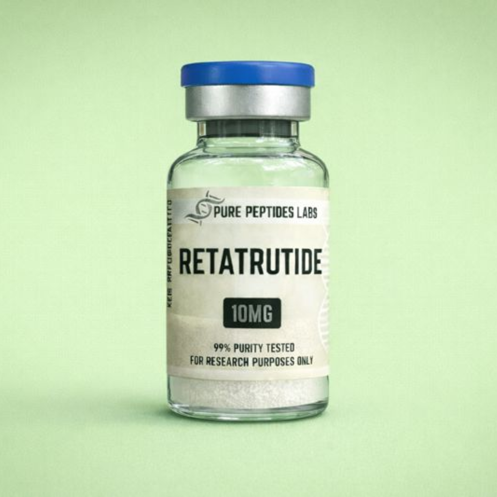 Retatrutide laboratory research peptide vial