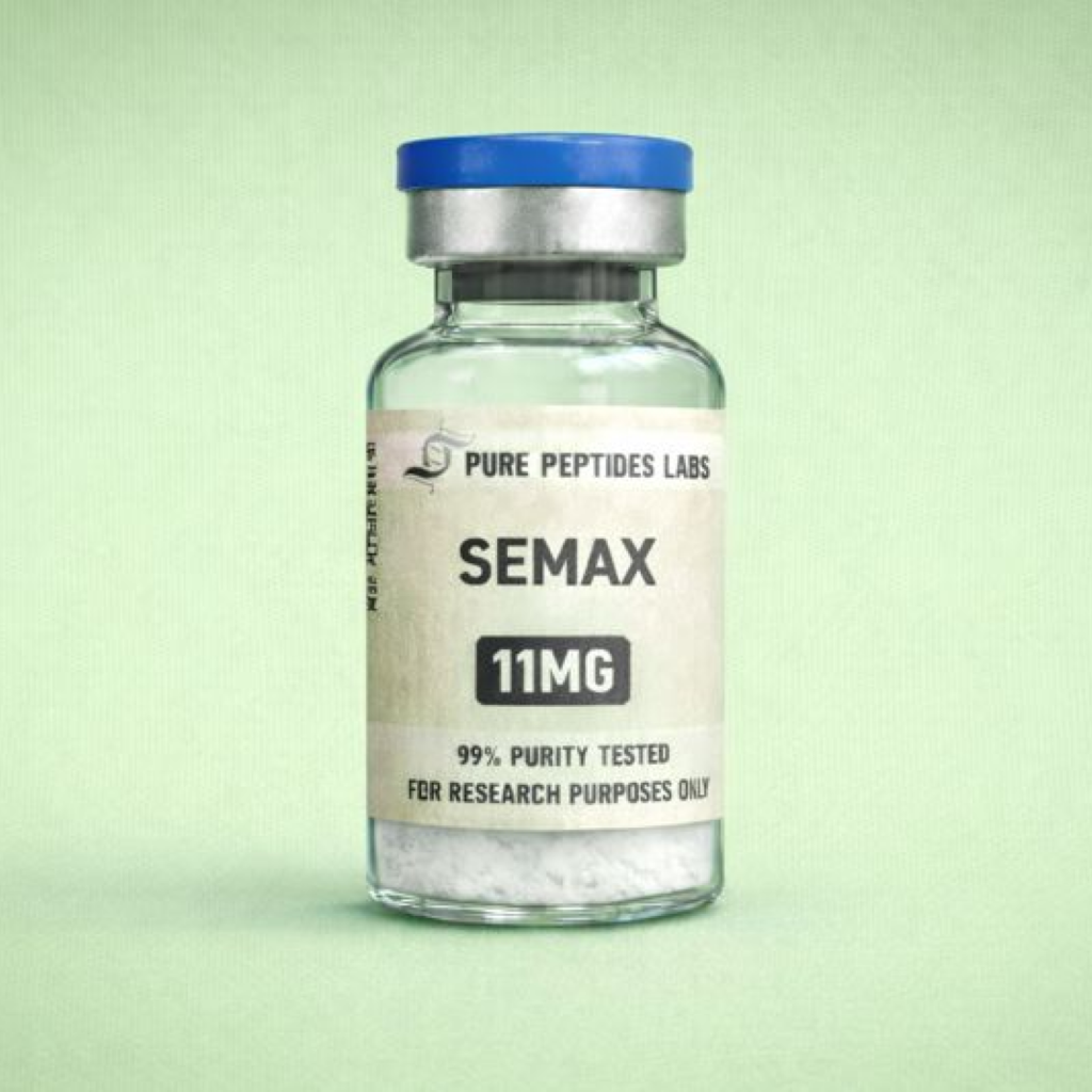 Semax laboratory research peptide vial