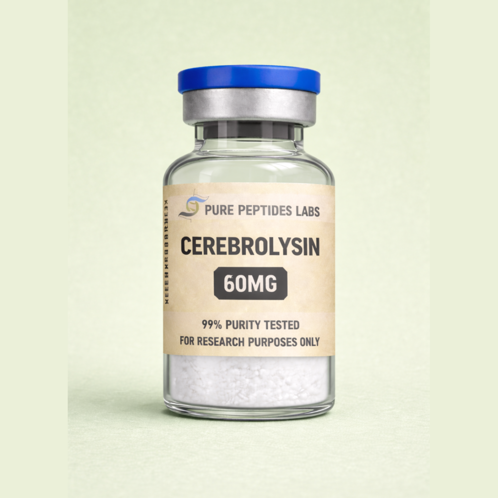 Cerebrolysin 60mg research-grade neuropeptide complex vial for neuroprotection and cognitive studies