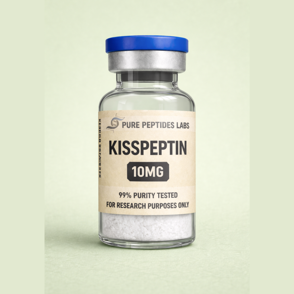 Kisspeptin 10mg research-grade reproductive neuropeptide vial for GnRH and fertility studies